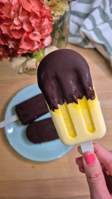 🍨 Helado de MANGO 🥭 y QUESO COTTAGE 🧀#atnutrición #tarragona #nutrición #dietistanutricionista #salud #verano #helado #heladosinazúcar #mango #queso